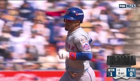 Francisco Lindor crushes a leadoff home run, giving Mets an early lead over Dodgers