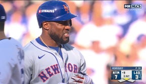 Starling Marte hits RBI single up the middle to pad Mets' 7-3 win over Dodgers.