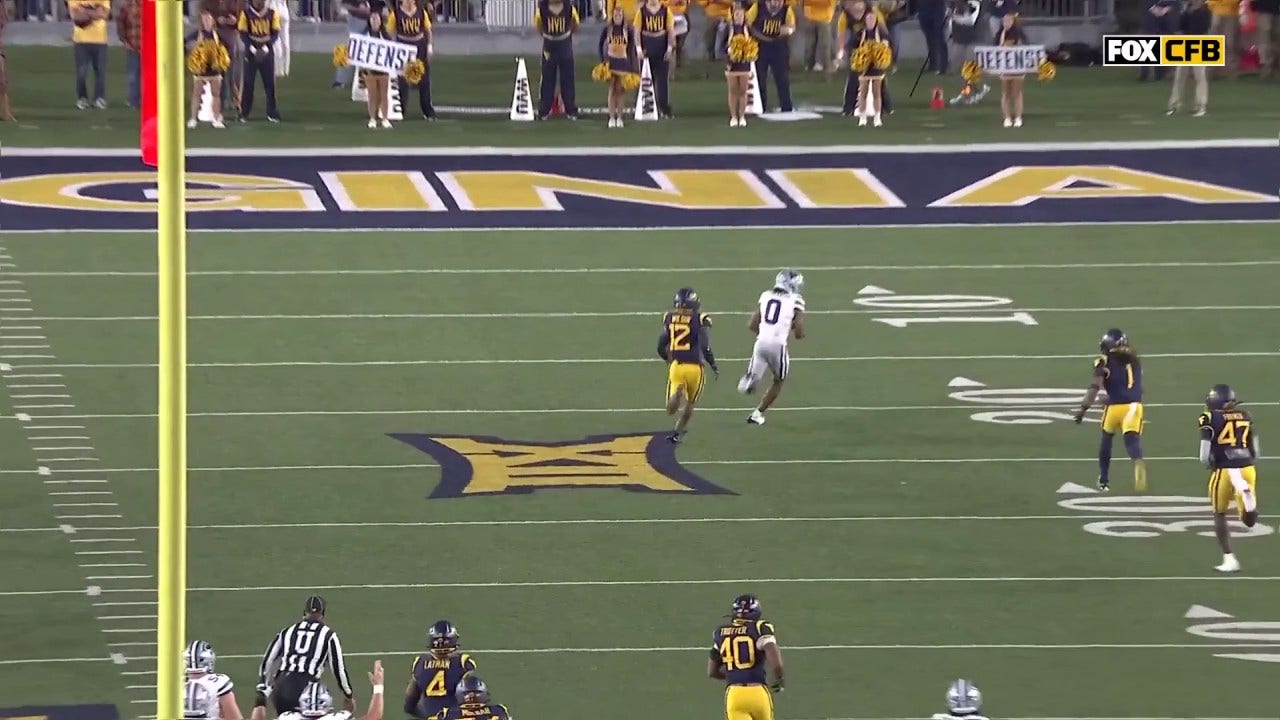 Kansas State's Avery Johnson connects with Jadon Jackson on an ELECTRIC 60-yard TD vs. West Virginia 