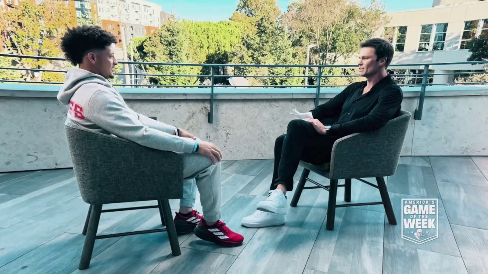 Tom Brady on meeting Patrick Mahomes for the first time