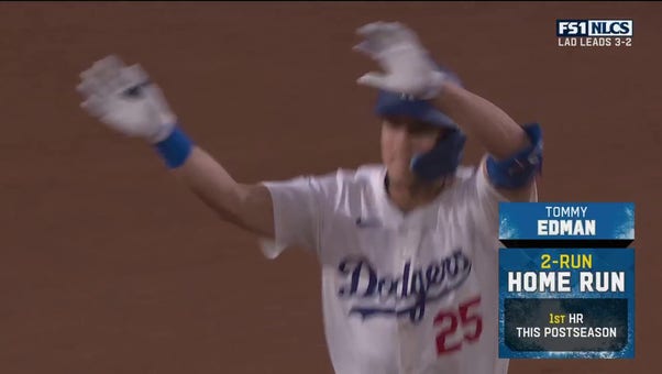 Tommy Edman and Will Smith both hit home runs, helping Dodgers extend their lead over Mets