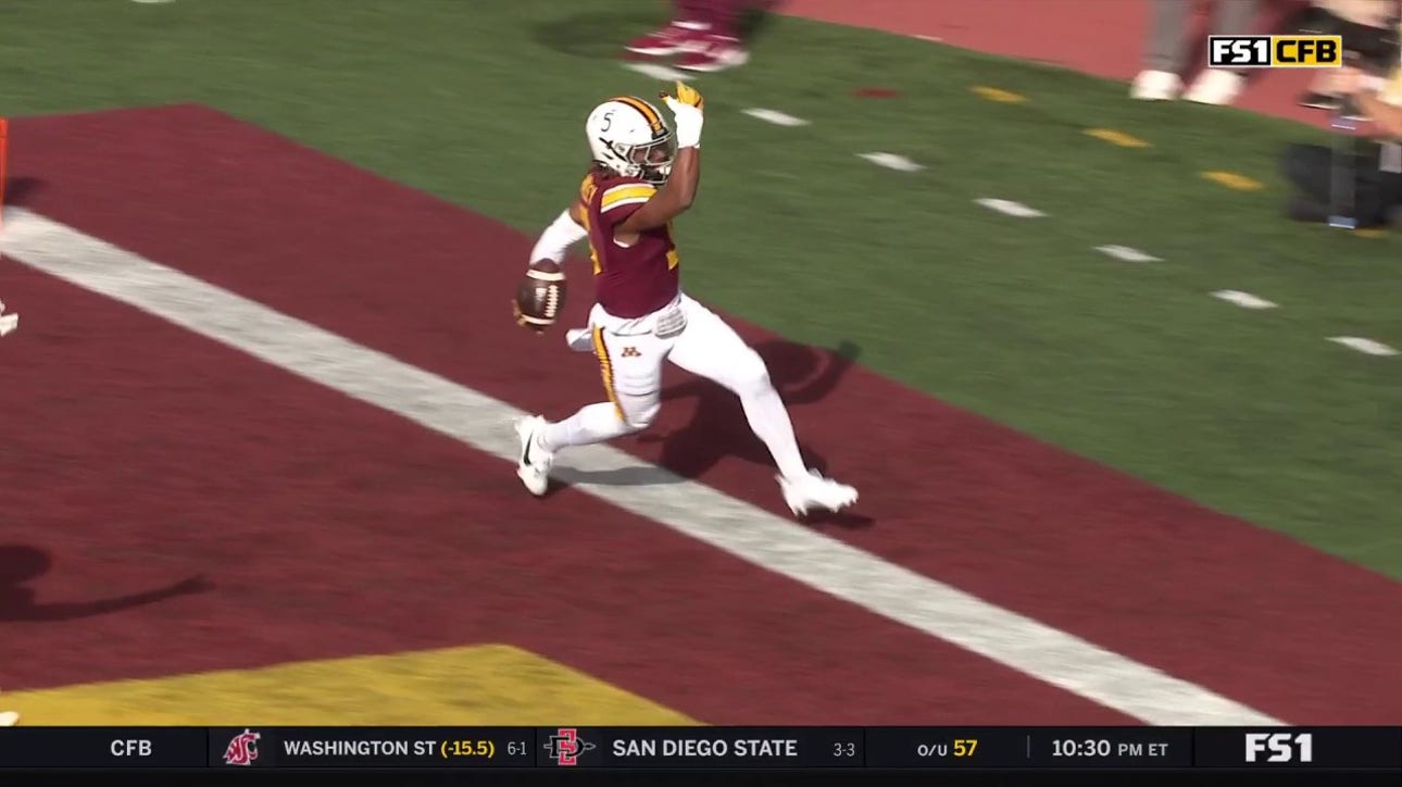 Justin Walley's PICK-SIX extends Minnesota's lead over Maryland | CFB on FOX