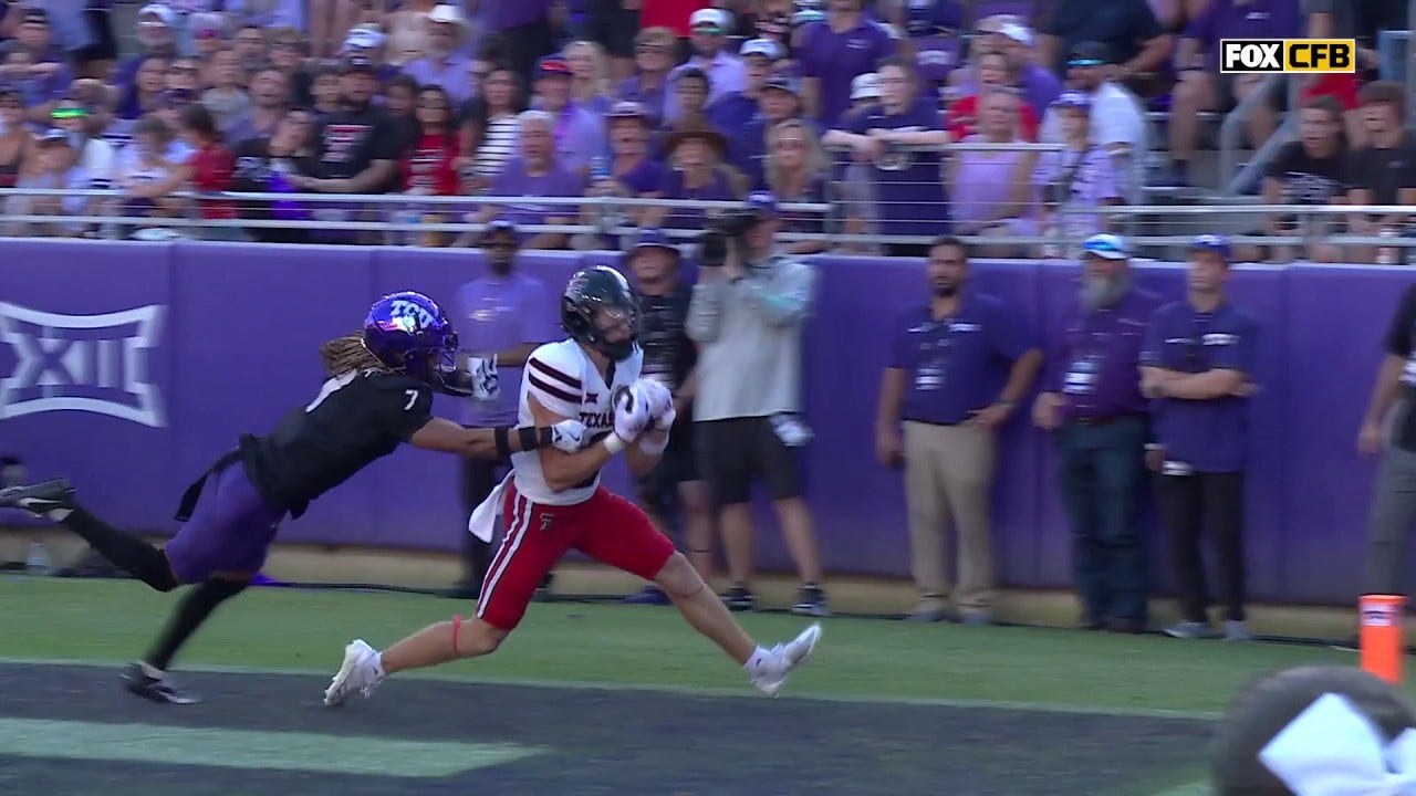 Will Hammond connects with Coy Eakin on a GORGEOUS 13-yard TD to help Texas Tech extend lead over TCU