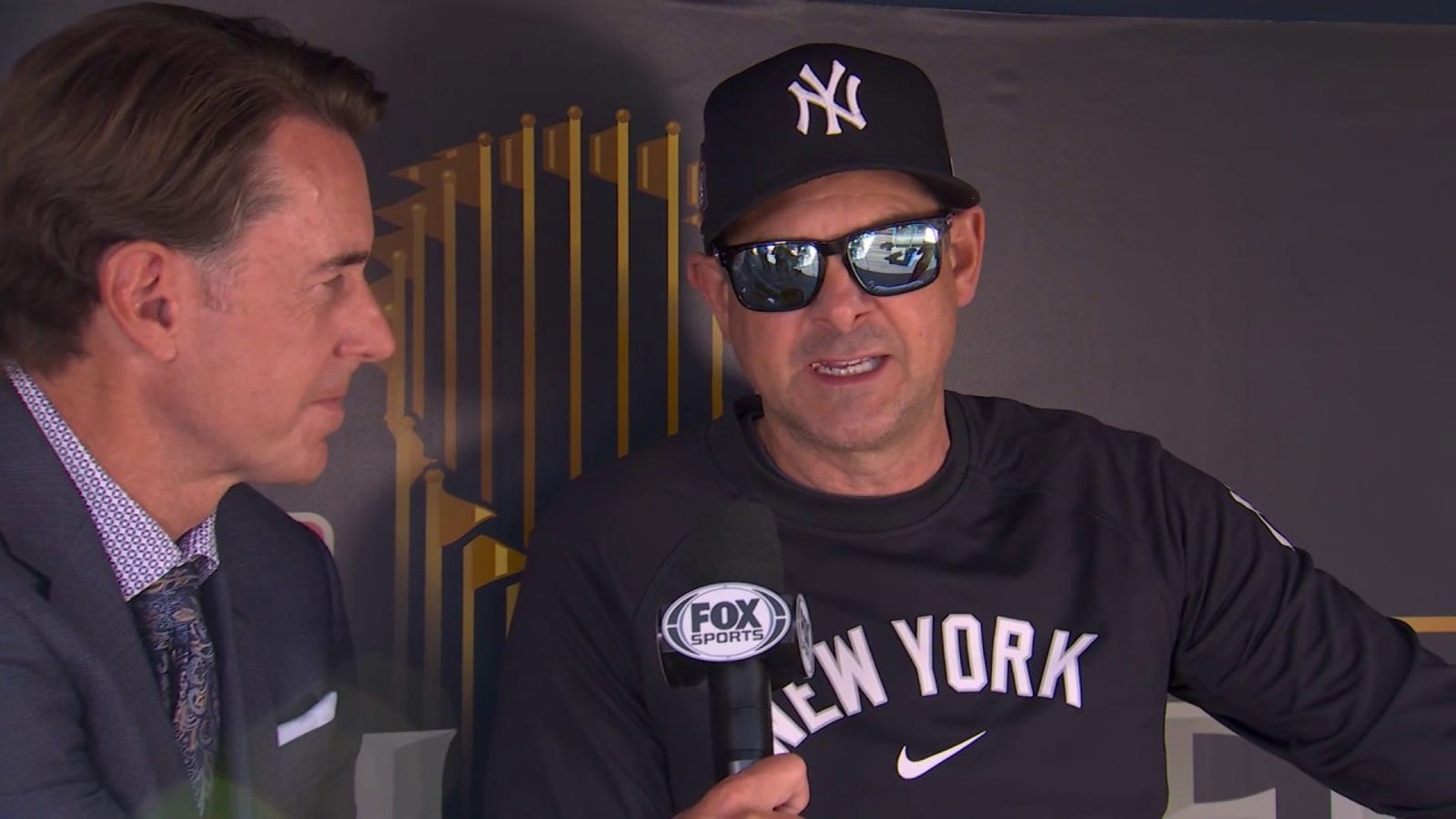 Yankees manager Aaron Boone on Nestor Cortes decision, talks Aaron Judge ahead of Game 2