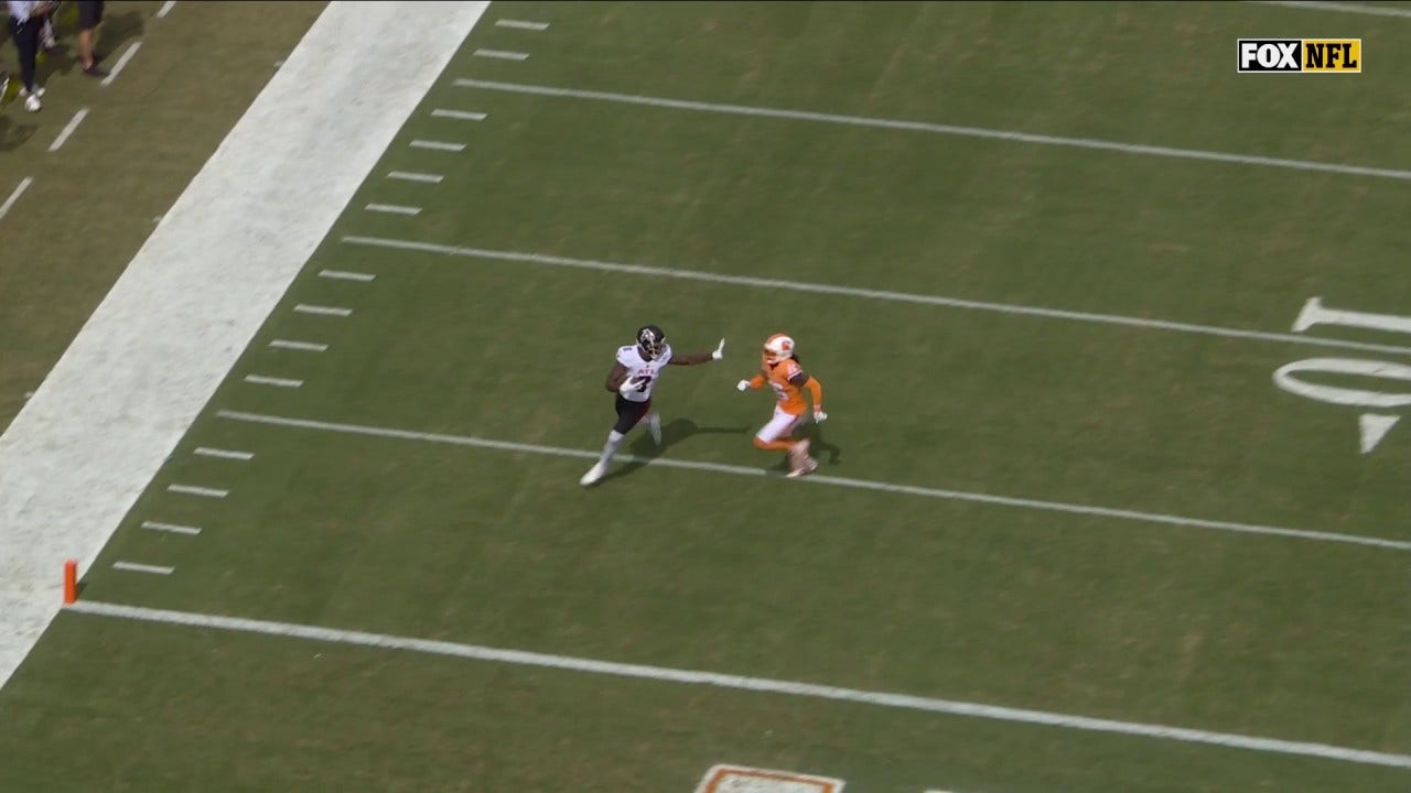 Kirk Cousins links with Kyle Pitts for a 36-yard touchdown to give Falcons an early 7-0 lead over Buccaneers