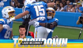 Justin Herbert finds Ladd McConkey for a 60-yard touchdown to extend Chargers' lead over Saints