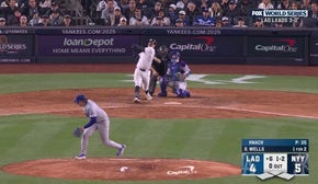 Austin Wells belts a solo homer to give Yankees 6-4 lead over Dodgers