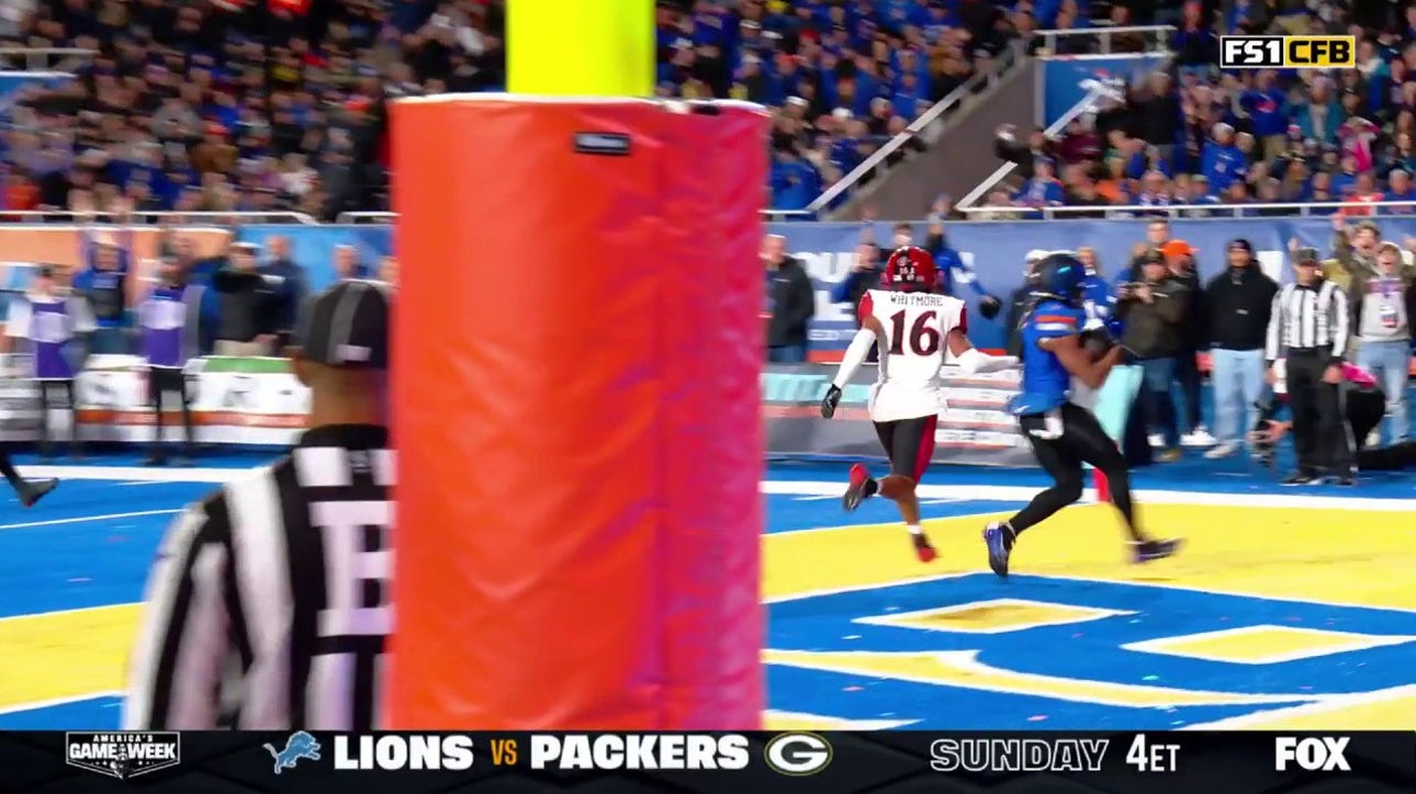 Latrell Caples scores his third TD of the game, extending Boise State's lead over San Diego State