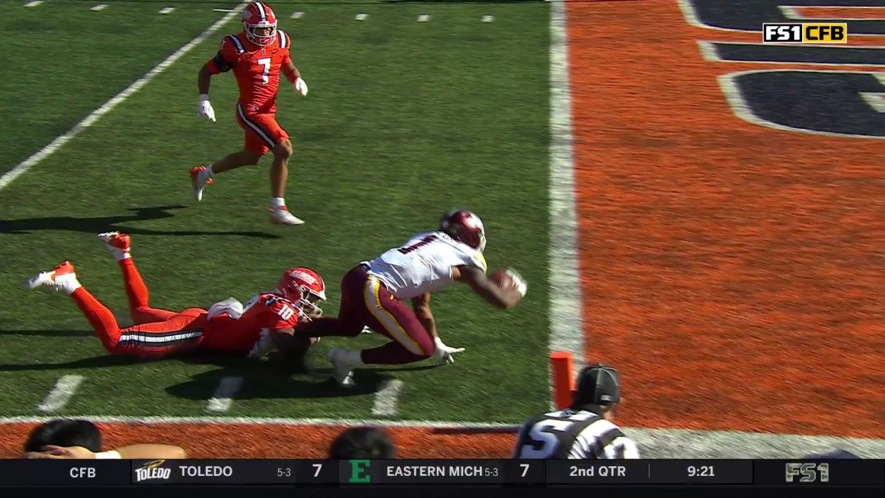 Minnesota's Darius Taylor rushes for a 29-yard touchdown vs. Illinois