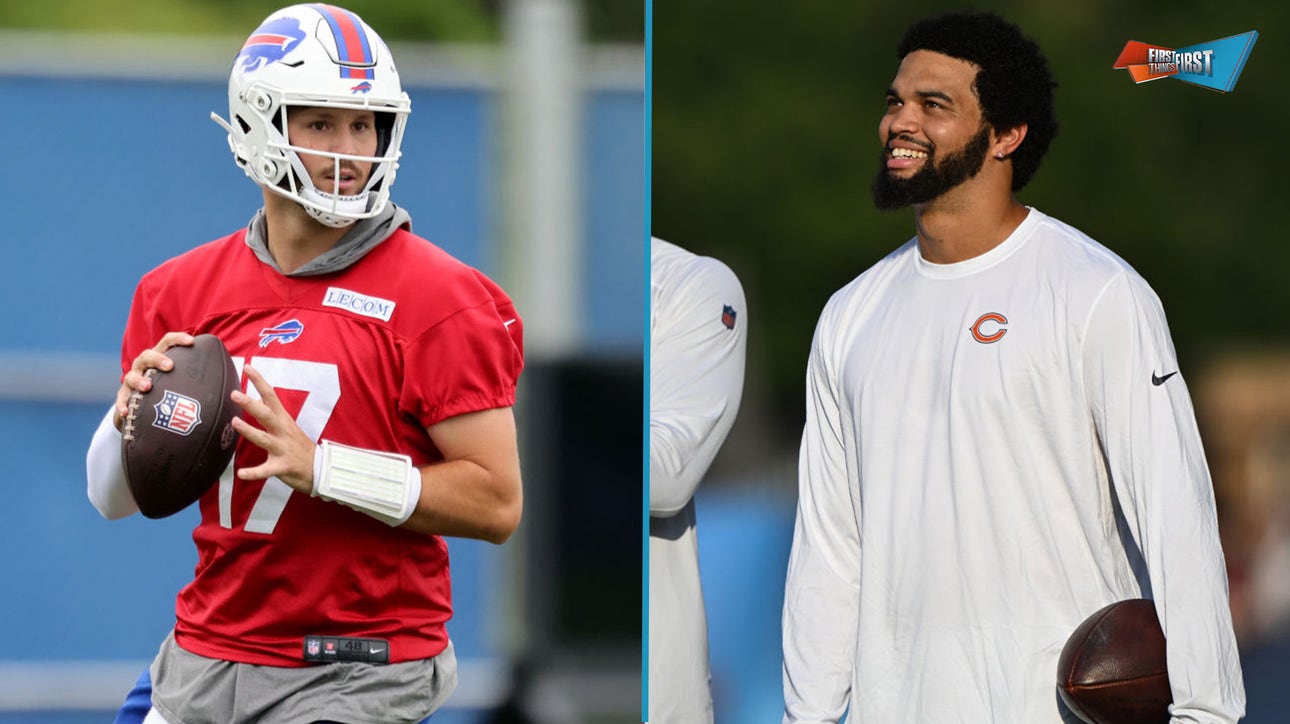 Is Josh Allen or Caleb Williams under more pressure this season? l First Things First