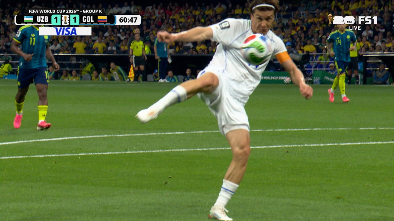 Abbosbek Fayzullaev scores equalizer for Uzbekistan’s first ever FIFA World Cup™ goal 