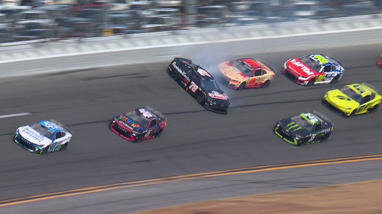 BJ McLeod spins and wrecks on lap 5 at 2026 Daytona 500 | NASCAR on FOX