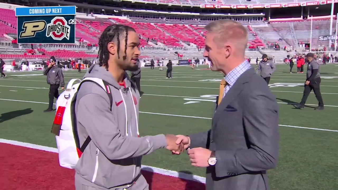 Emeka Egbuka previews Purdue vs. Ohio State with Joel Klatt | Big Noon Kickoff