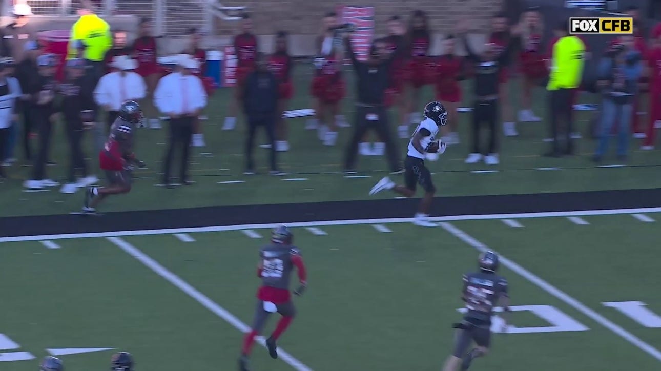 LaJohntay Wester shows off ELITE speed on 23-yard TD to help Colorado trim deficit vs. Texas Tech