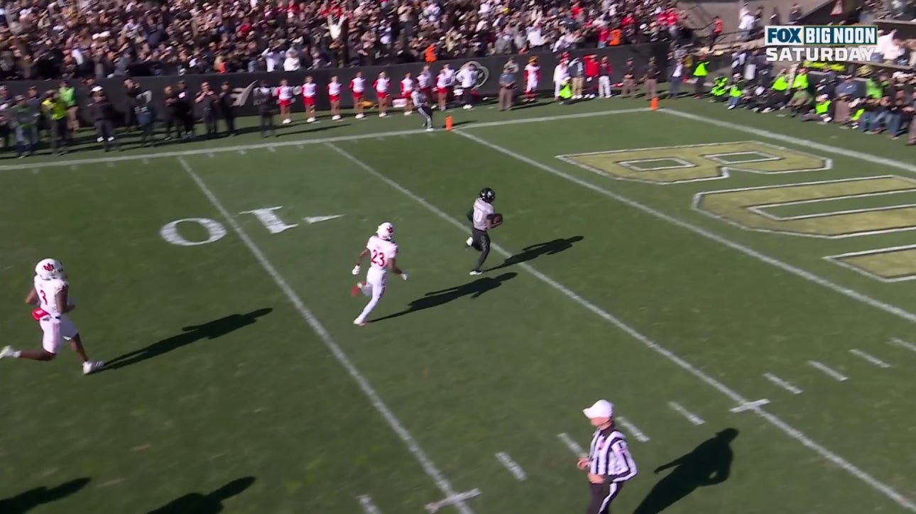 Colorado's LaJohntay Wester turns on the JETS and returns the punt for a 76-yard touchdown