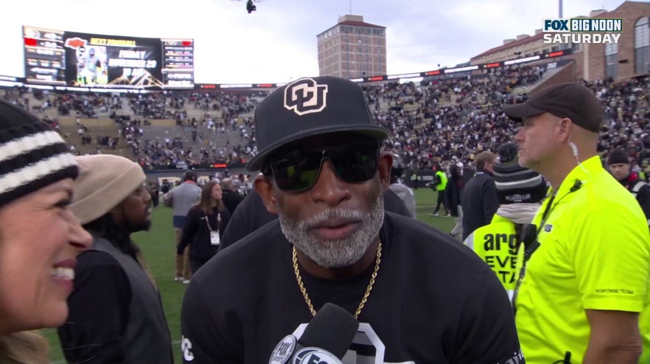 Deion Sanders recaps Colorado Buffaloes' victory over Utah & talks Travis Hunter | CFB on FOX