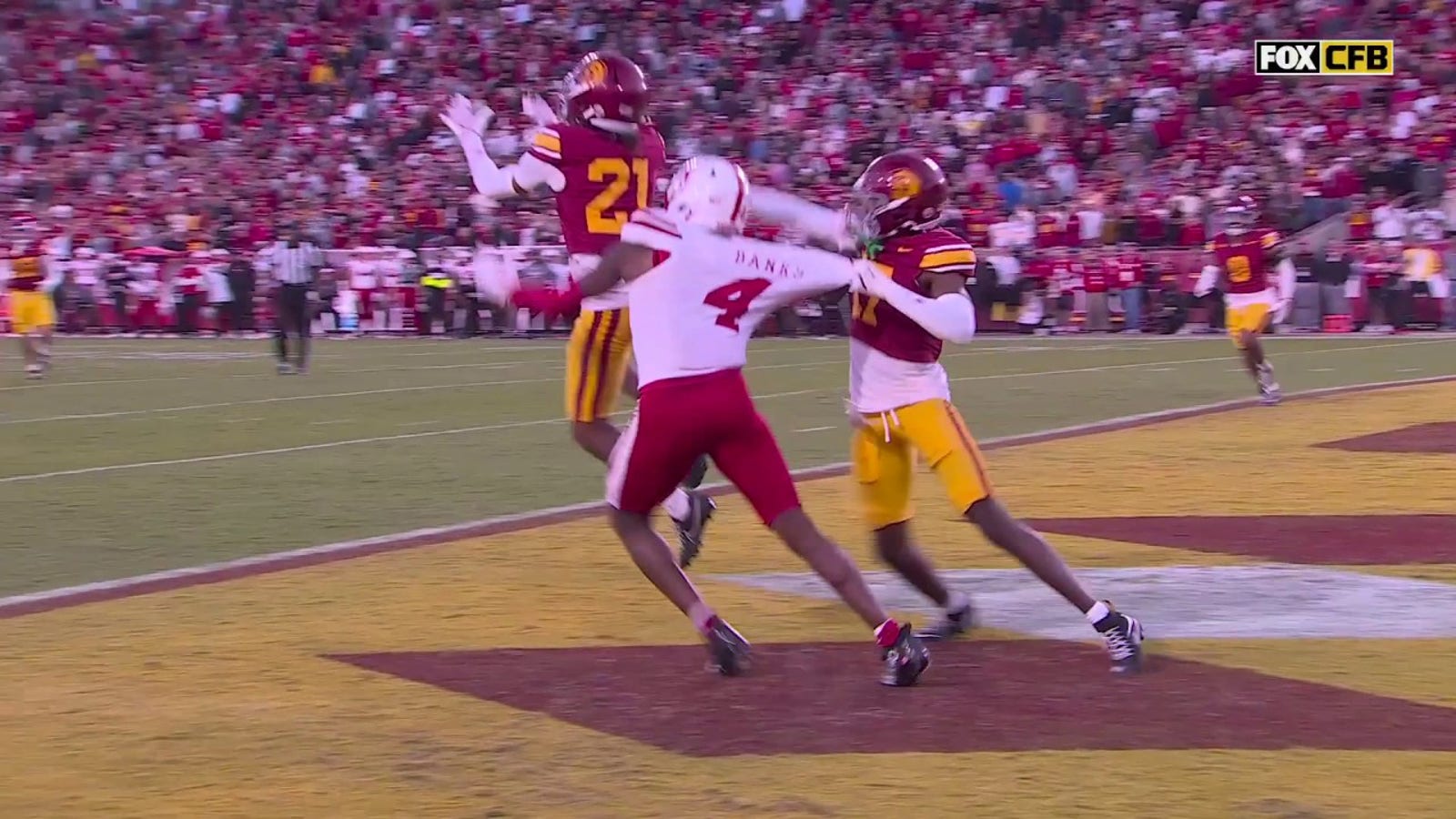 Greedy Vance intercepts Dylan Raiola to seal USC's victory over Nebraska