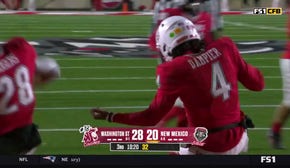 Devon Dampier rushes for 33-yard touchdown to help New Mexico shrink Washington State's lead