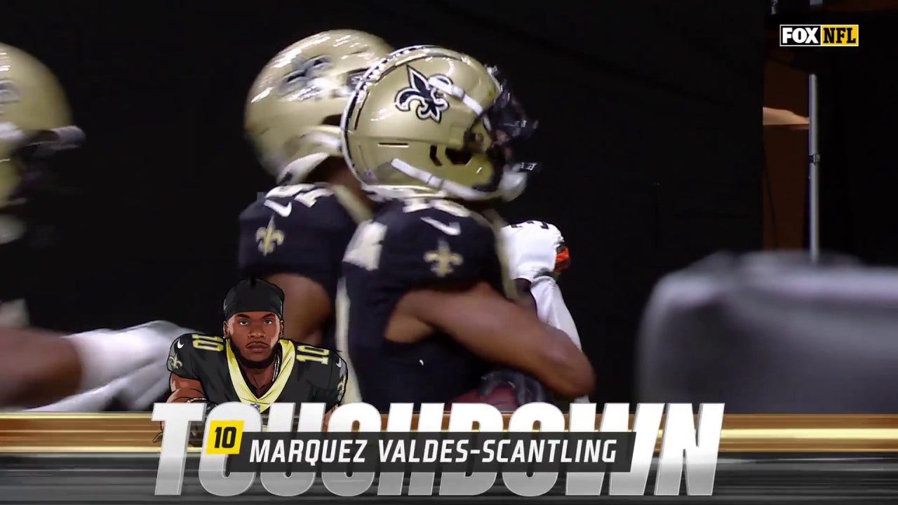 Derek Carr finds Marquez Valdes-Scantling for a 71-yard TD to extend Saints' lead vs. Browns