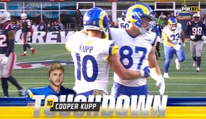 Matthew Stafford links up with Cooper Kupp for a 69-yard TD to give Rams' a 21-10 lead over Patriots 