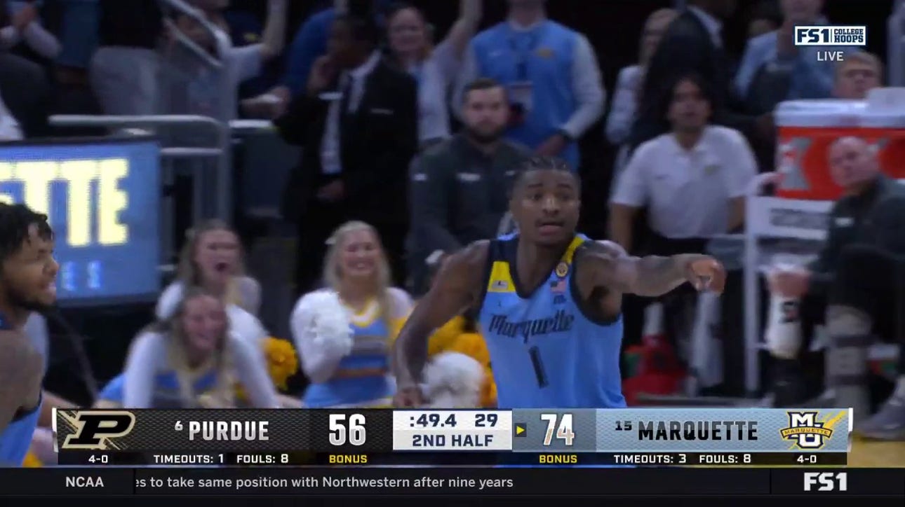 Kam Jones records a historic triple-double in Marquette's 76-58 win over Purdue, third in school history