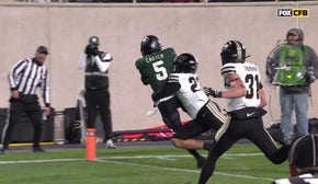 Aidan Chiles links up with Nate Carter for a 20-yard TD, extending Michigan State's lead over Purdue