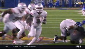 Jai'Den Thomas rushes for a 25-yard TD, giving UNLV the lead over San Jose State