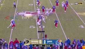 Devin Neal breaks ankles on ELECTRIC 51-yard TD to help Kansas strike first vs. Colorado 