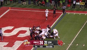 Micah Bernard punches it in on 1-yard rushing TD to help Utah grab 28-24 lead late vs. Iowa State