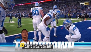 David Montgomery rushes for a TOUGH six-yard TD as Lions Lead 14-6 over Colts | NFL Highlights