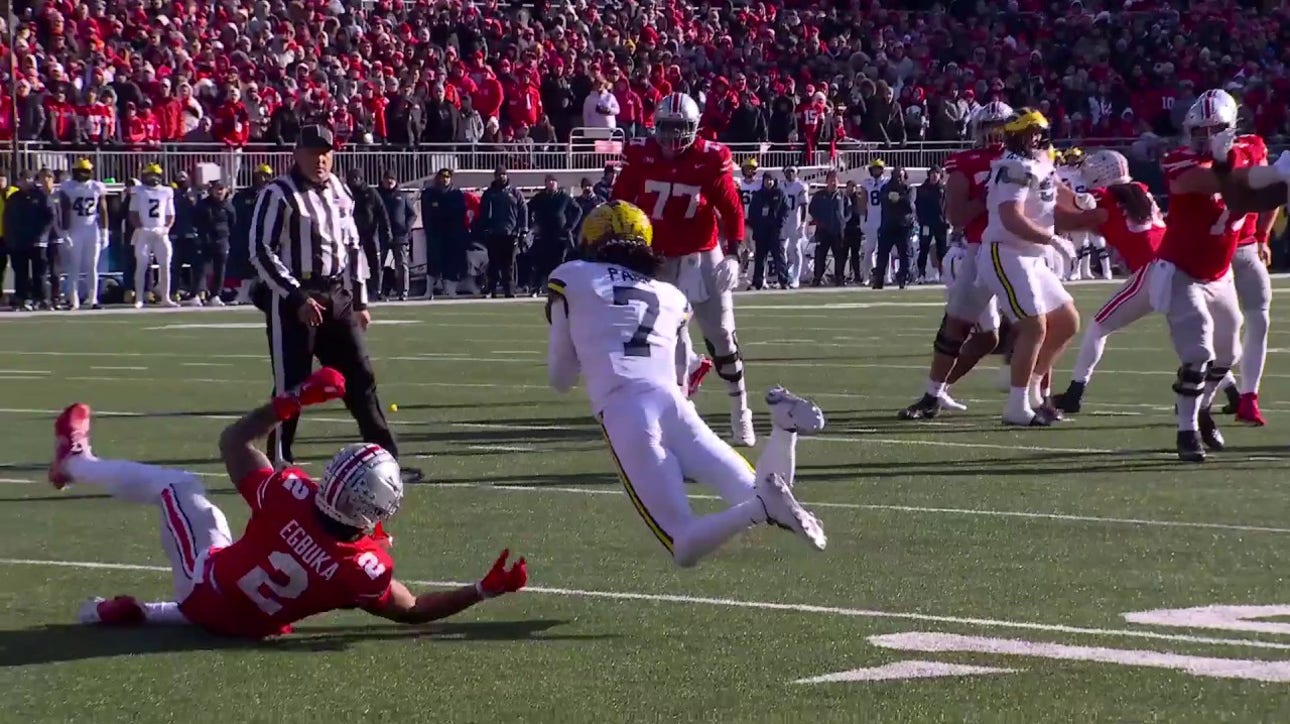 Will Howard throws a COSTLY interception in the end zone as Michigan holds on to tie vs. Ohio State