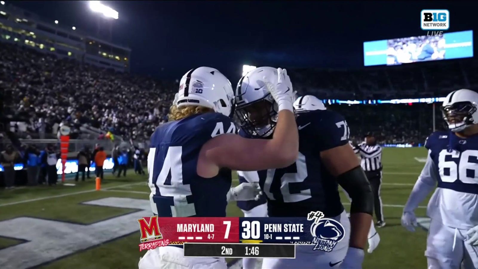 Tyler Warren TD catch gives him most ever for Penn State TE