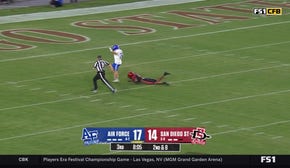 Air Force's Cade Harris catches 76-yard touchdown to take 24-14 lead over San Diego State 