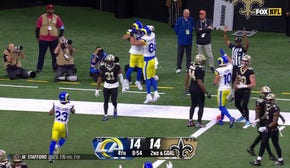 Matthew Stafford links up with Puka Nacua for a seven-yard TD, giving Rams the lead over Saints | NFL Highlights