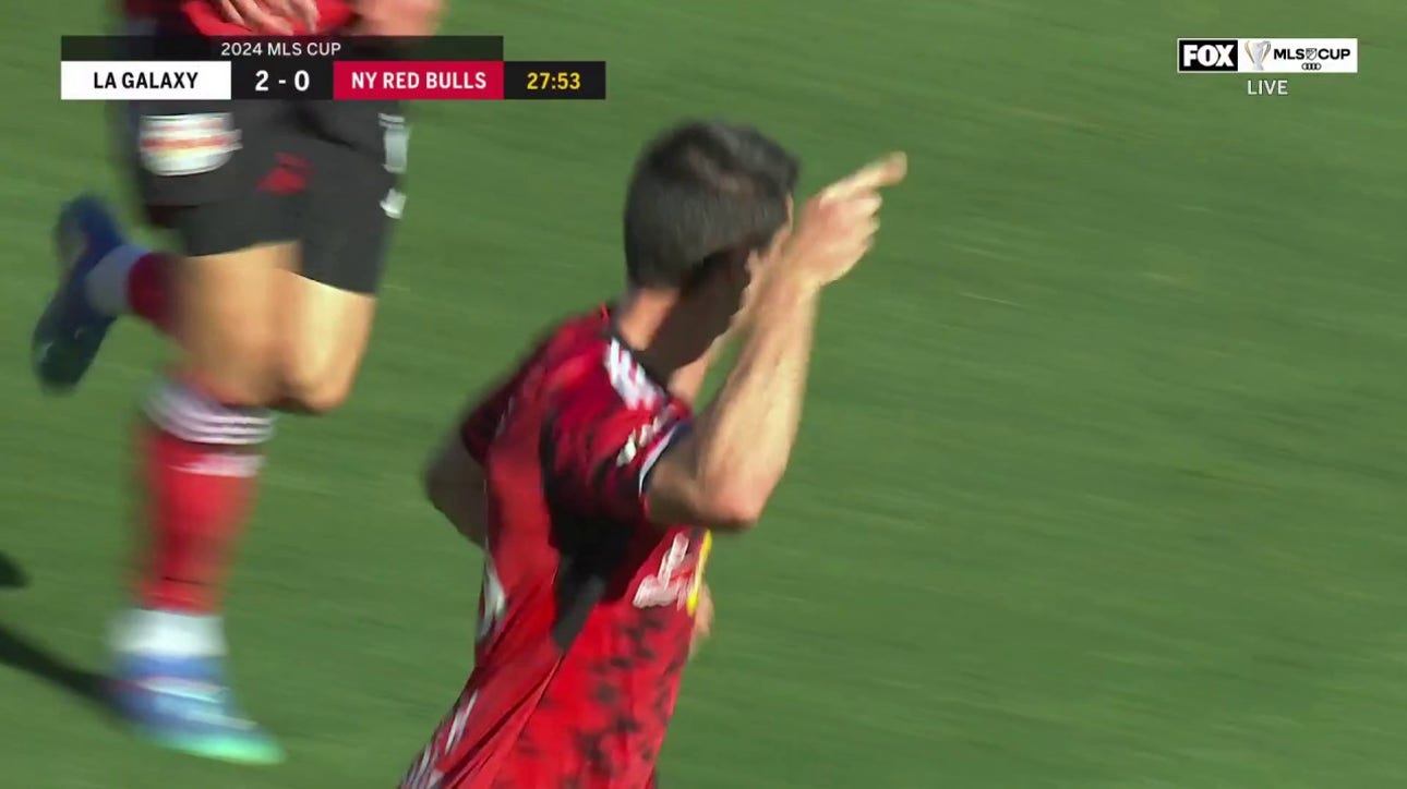 Sean Nealis finds the net in 28' to help Red Bulls shrink LA Galaxy's lead 