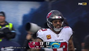 Mike Evans catches 57-yard touchdown to give Buccaneers 20-17 lead over Chargers