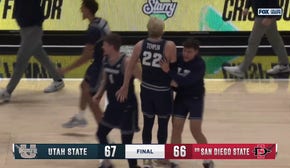 Tucker Anderson hits game-winning, 3-pointer in Utah State's 67-66 road win over San Diego State