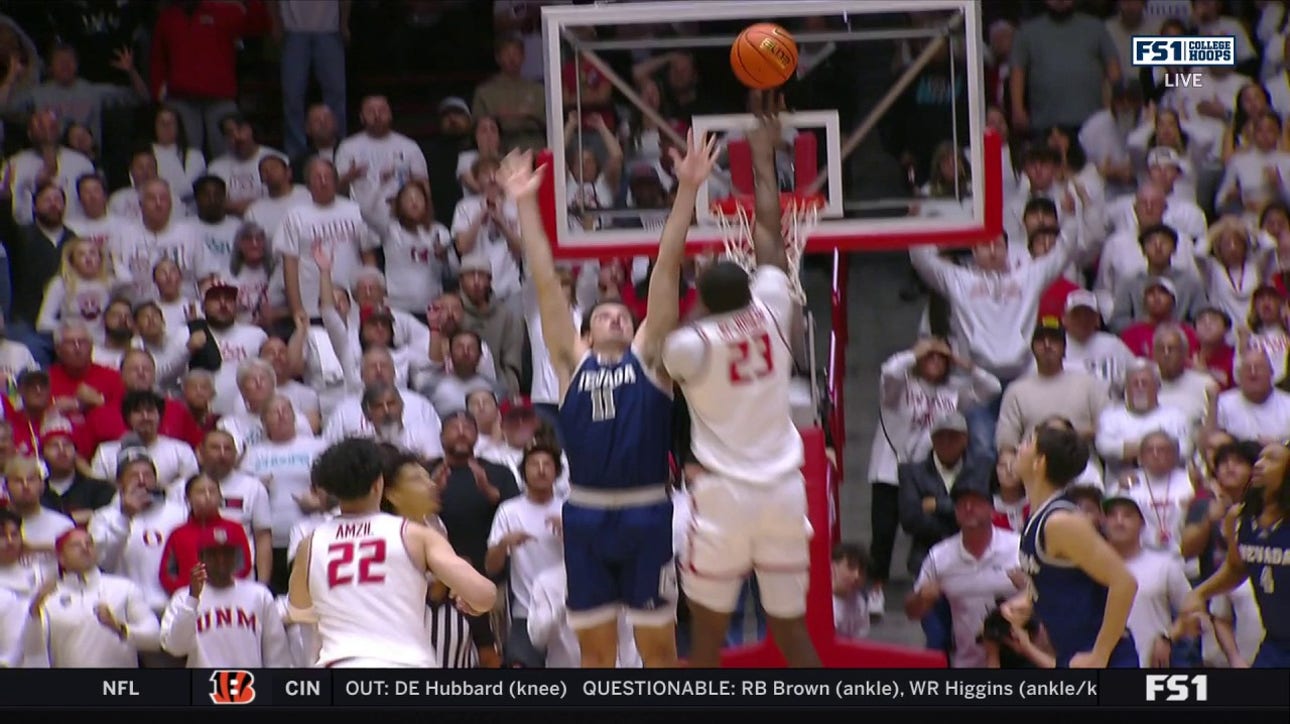 New Mexico's Nelly Junior Joseph nails game-winning buzzer-beater in overtime to secure 82-81 win over Nevada