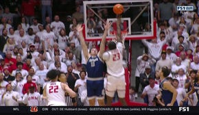 New Mexico's Nelly Junior Joseph nails game-winning buzzer-beater in overtime to secure 82-81 win over Nevada