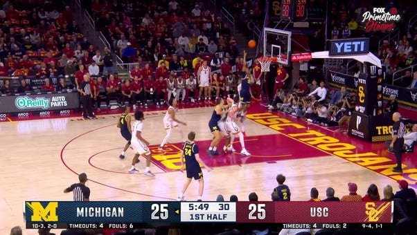 Michigan's Rubin Jones throws down a NASTY putback jam vs. USC