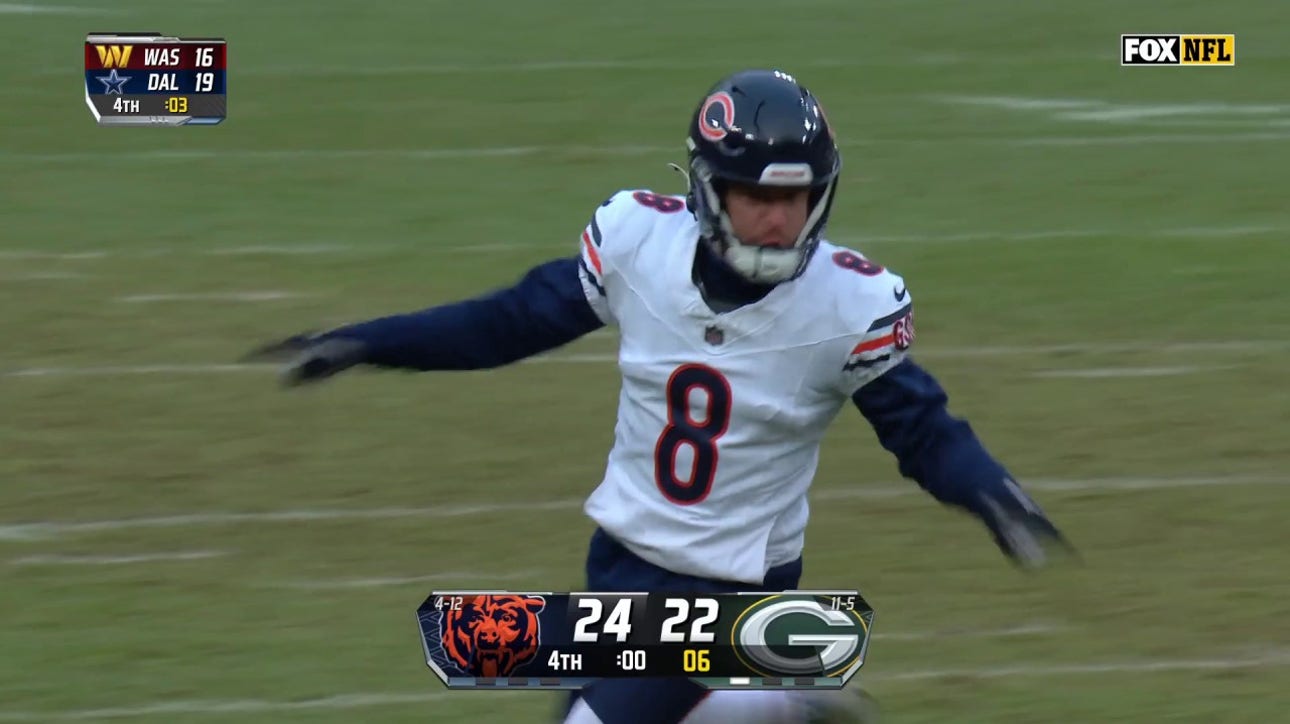 Bears' Cairo Santos drills a 51-yard game-winning field goal against the Packers | NFL Highlights