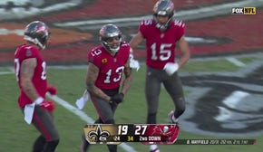 Buccaneers’ Mike Evans surpasses 1000 receiving yards for the 11th consecutive season, tying NFL record | NFL Highlights