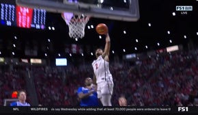 Nick Boyd throws down ferocious one-handed slam to extend San Diego State's lead over Air Force