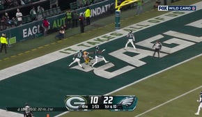 Quinyon Mitchell intercepts Jordan Love, helping Eagles defeat Packers, 22-10 | NFL Highlights