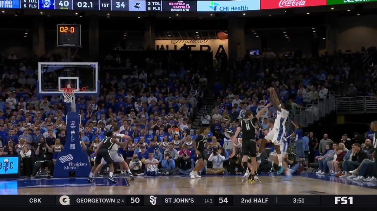 Jamiya Neal splashes BUZZER-BEATER 3-POINTER to extend Creighton's lead over Providence