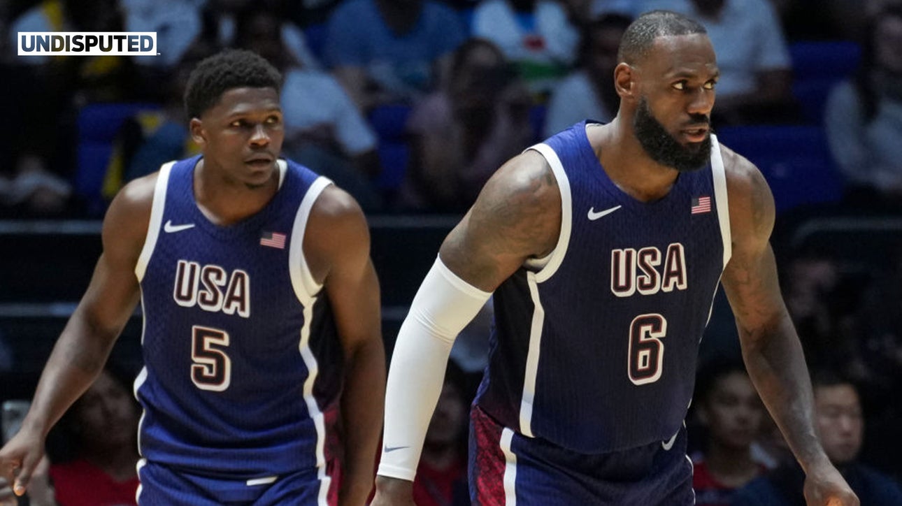 LeBron's clutch layup pushes Team USA past South Sudan 101-100 | Undisputed