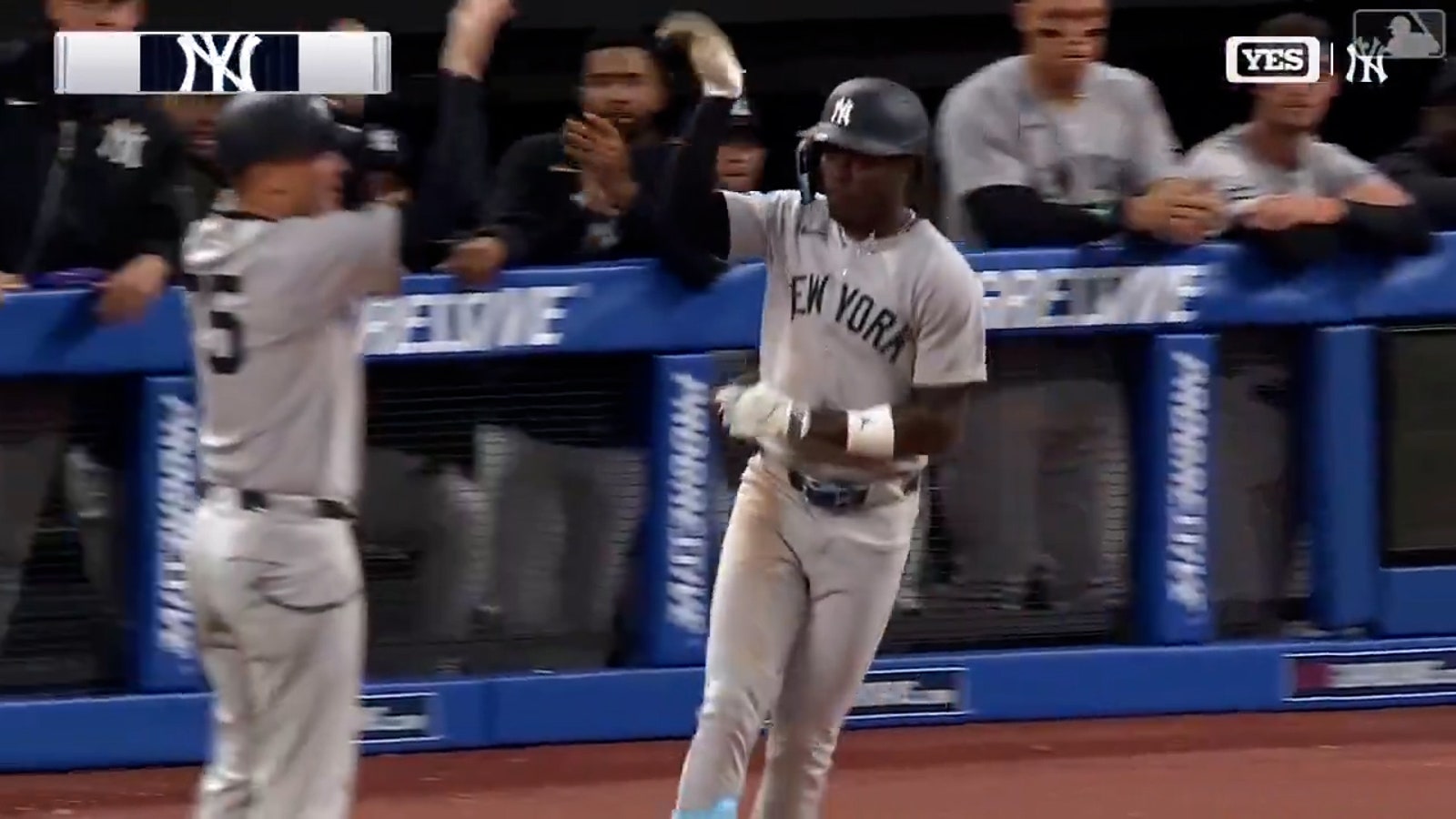 Yankees' Jazz Chisholm Jr. crushes a two-run homer against the Guardians