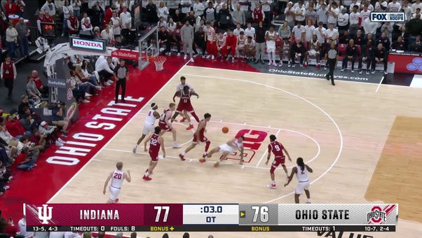 Indiana forces crucial stop in OT to defeat Ohio State, 77-76