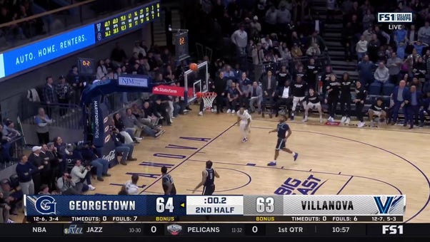 Georgetown defeats Villanova after making crucial stop on Eric Dixon's near game-winning shot