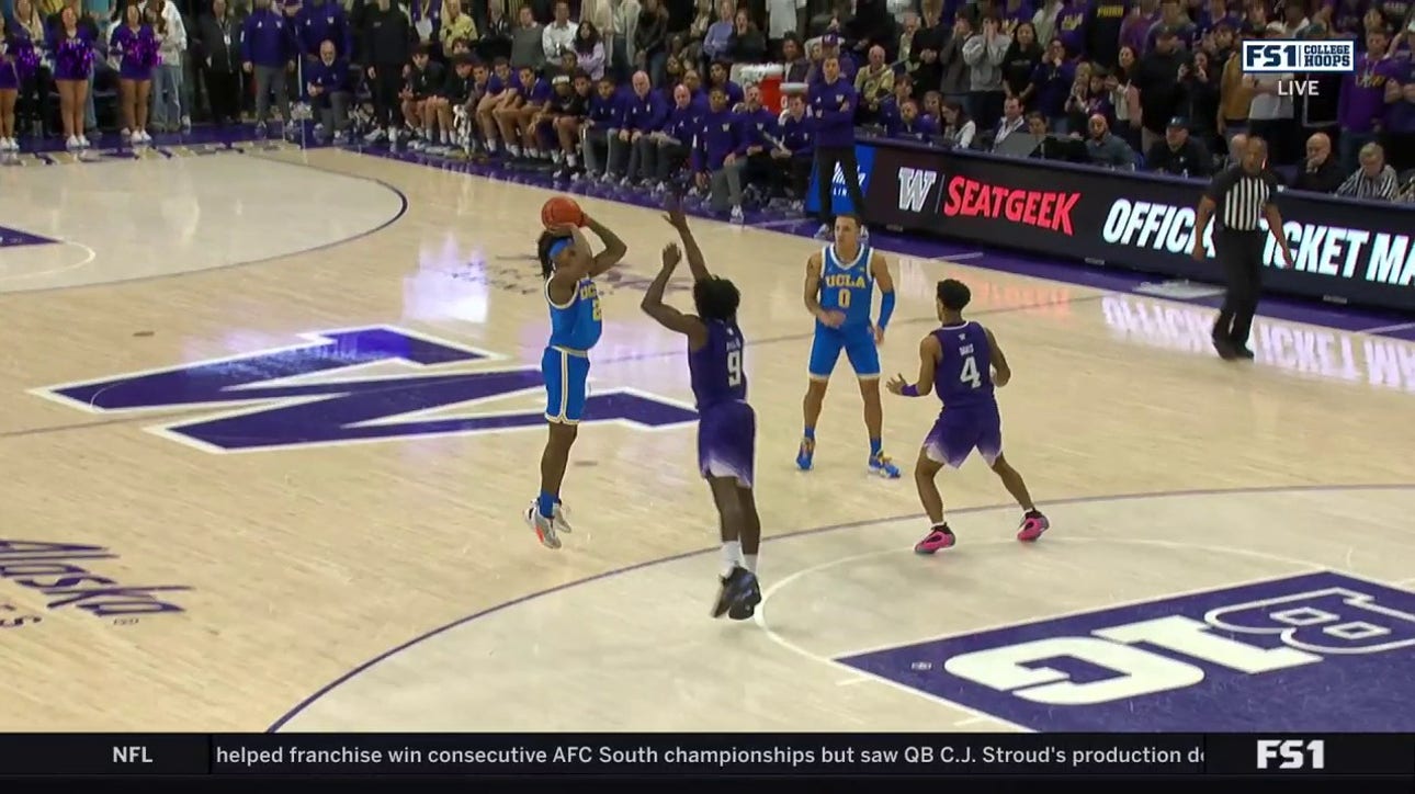 Dylan Andrews knocks down clutch step back 3-pointer to seal UCLA's 65-60 win over Washington